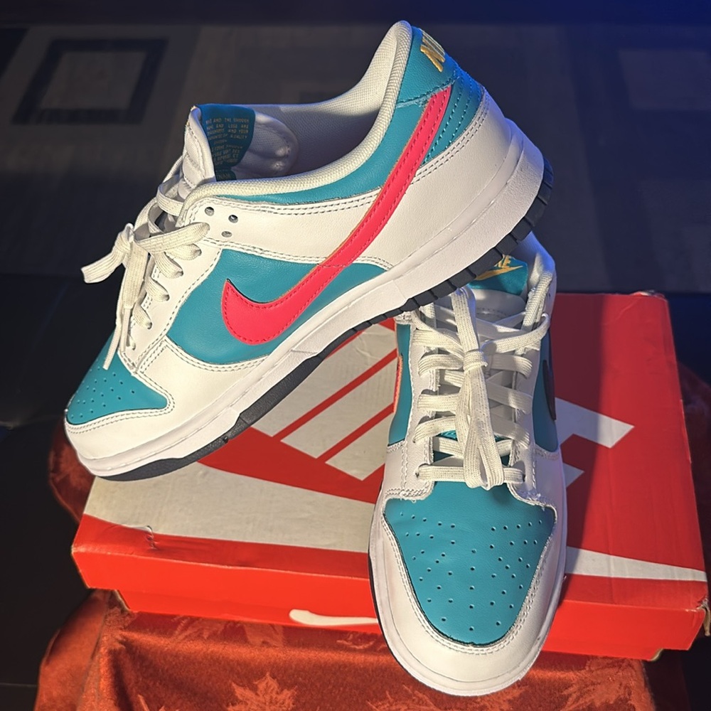 Nike Dunk Low Retro Dusty cactus/thunder blue!
